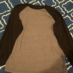 Classic Black and Gray long sleeve Tshirt